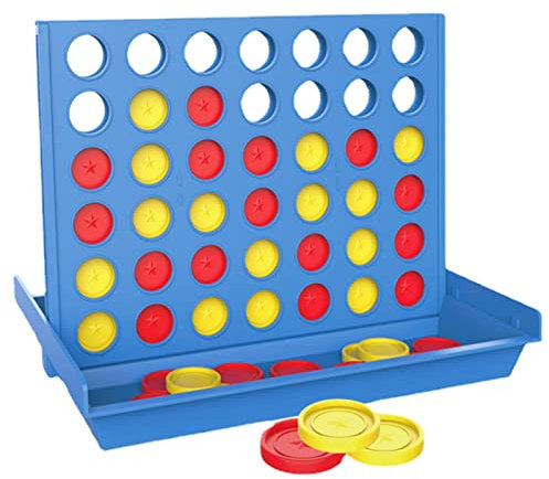 4 Gewinnt Spiel | Vier Gewinnt Spiel | Verbinde 4 in Einer Reihe | faltbar und praktisch| Strategiespiel für 2 Spieler | Gesellschafts Spiel für 2 Personen | Familie Brettspiele Spielzeug Geschenk