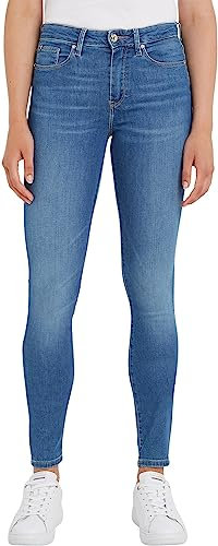 Tommy Hilfiger Jeans Donna TH Flex Como Skinny Elasticizzati, Blu (Izzy), 28W / 28L