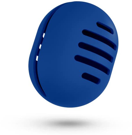 Fauxomor Respirant Porte-éponge de Maquillage pour les Voyages,Support Eponge Maquillage en Silicone Incassable Amical Pour la Peau,étui Portable pour tous Les Types Beauty Blender,Bleu Saphir