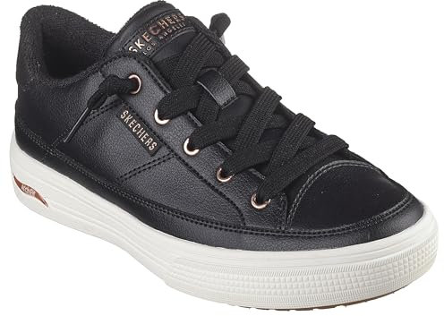 Skechers Women's Arch FIT Arcade ON My Way Sneaker, Black, 5.5 UK