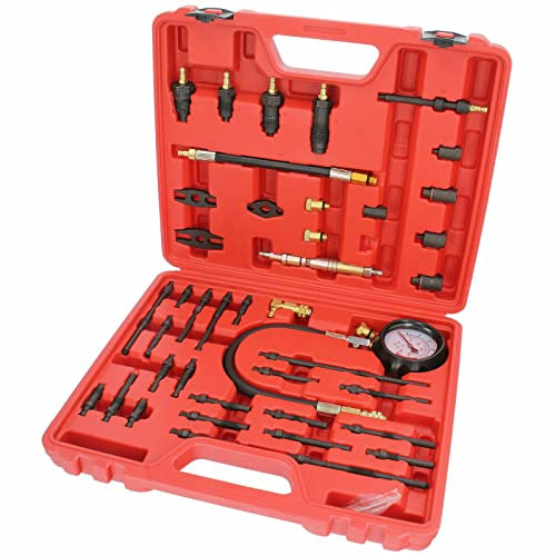 Motoren Kompressionstester Druckverlust Prüfer Tester für 0-40 bar Benzin Diesel Auto & Motorrad Werkzeuge 600PSI