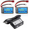 AMZZN 2 Stück 7,4V 2S 1800mAh 30C Lipo Akku T Stecker mit Ladegerät 2-in-1 geeignet für WLTYOS K929-B A959-B 12401 9200 9200E 300E YC200 HM123 1/10, 1/12, Verhältnis 1/16 RC Auto und Lastwagen