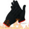 PNPGDYK 2 Pcs Professional Heat Resistant Glove for Hair Styling Heat Blocking for Curling, Flat Iron and Curling Wand Suitable for Left and Right Hands, Red Edge