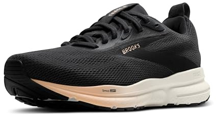Brooks Damen Trace 4 Neutral Running Shoe, Ebenholz/Schwarz/Mandel, 41 EU
