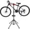 IPEB Bicycle Workstands Bench Height Adjustable Bike Repair Stand Folding Bike Maintenance Station with Tool Tray 360 Degree Swivel Clamp for Most Bikes, Black