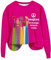 Retro Pullover Langarm Retro Hippie All The People Living Life In Peace Bedrucktes Oberteil Kapuzenpullover Pulli Mit Bild (Hot Pink, S)