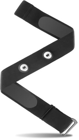 Ajustable Banda Frecuencia Cardiaca,Banda Pulsometro para Sensor,Pulsometro Banda para Bluetooth Ant,Pulsometro Banda Pectoral,Recambio Pulsometro Banda Pectoral,70-110CM,Kiuiom