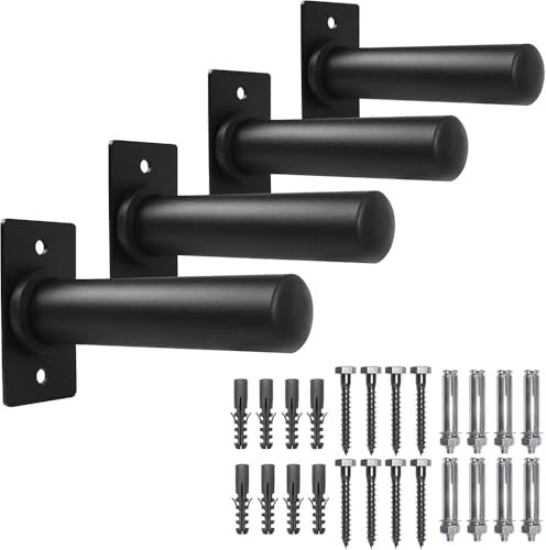 RCJCQSR Wall Mount Weight Plate Holder Weight Plate Holder Attachment, Weight Plate Storage For Power Rack – Fits 2” Olympic Weight Plates