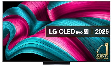 LG OLED83C54LA 83-Inch OLEDevo AI 4K UHD Smart TV, (α9 AI Processor Gen7, Dolby Atmos, Freeview Play and Amazon Alexa, 120Hz) [Model 2025]