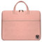 Stylish Laptop Briefcase 15 15.6 16 Inch Slim Waterproof Shoulder Bag for Men and Women Compatible with Surface Laptop 5 ASUS TUF Acer Swift Lenovo ThinkPad Ideal for Work Office Study Color Pink