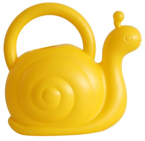 Gartenwässerung Dose, 1, 5 l niedliche Schneckenform Plastikbewässerung mit Griff, Nicht -Plant -Wasserer -Geräte für Blumen Pflanzen Sukkulenten Topfgarten