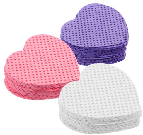 FONDOTIN Nagelentferner Wattepads Fusselfrei Baumwolle Nagellackentferner Pads Für Gel Acrylnägel in Weiß Und Violett Praktische Nagelreinigungstücher Für Unterwegs