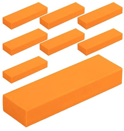 Stainless Steel Scratch Remover - Metal Polish Cleaner, Scale Eraser, Reusable Cleaning Block, Durable Rubber Tool Set, Stain Eliminator | for Pots Pans Sink Appliances Cookware Stove