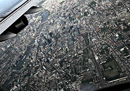 My Little Poster Posterdrucke Airbus Boeing Draufsicht der Stadt