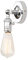 Phansthy Vintage Wandleuchte Wandlampe Wandbeleuchtung Industrie Wandleuchten Loft-Wandbeleuchte Küchenwandleuchte Spiegeleuchte Badezimmerleuchte (Chrome Farbe)