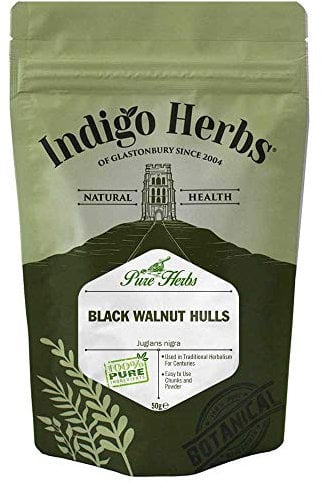 Indigo Herbs Black Walnut Whole Hulls 50g