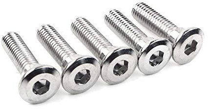 FSFYUK Moto 5 pièces M8x30mm Boulons Douille Disque De Frein Rotor Vis Fixations Pour ZRX1100 1997-2001, Pour Ninja 300 Pour 1000 2012-2019