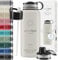 Stainless Steel Water Bottle with Straw & 3 Lids: 1 & 0,5L Leak-Proof BPA-Free Vacuum Insulated ACTIVE FLASK Drinking Bottles Hot Cold: Double Walled Outdoor Drink Thermo Mug Tea Coffee Sport Gym Bike