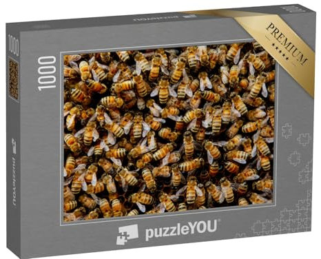 puzzleYOU: Puzzle 1000 Teile „EIN schwärmendes Bienenvolk versammelt Sich um Seine Königin“ – aus der Puzzle-Kollektion Bienen