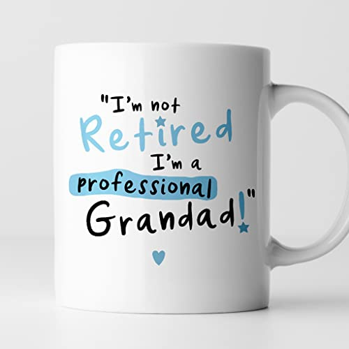 The Gift Experience I'm Not Retired I'm a Professional Grandad Personalised Mug, Gifts for Grandad, Retirement Gifts, Personalised Mugs