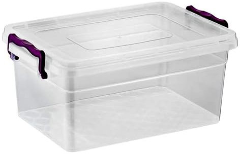 Best House 2 PCS Plastic Storage Box with Lids, Storage Containers Use for Home, office, Kitchen, Toys and Goods (7.5 Litres)