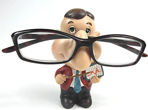 Sesua Brillenhalter Brillenablage Dekofigur handgefertigt Professor