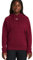 Under Armour Women's Rival Fleece Hoodie, (625) Cardinal / / White, Large