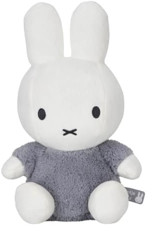 Tiamo NIJN915 Kuscheltier/Stofftier Miffy Hase - Fluffy blau (25 cm)