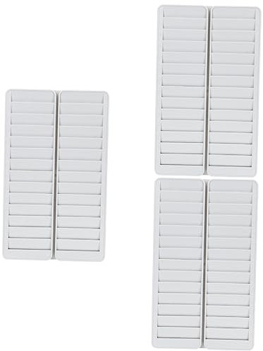 Ciieeo 3 Pièces Support De Stockage De Carte D'Identité Titulaire De La Carte De Visite En Plastique Horloge Cartes Pour Le Temps Titulaire De La Carte Support Mural Support De Cartes De