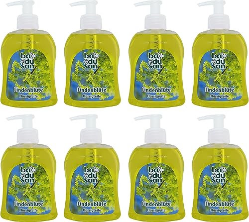 8er Pack Badusan Flüssigseife Lindenblüte 8x300ml