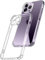 iTemizer Cover trasparente iPhone 15 Pro Max antiurto silicone e protezione fotocamera compatibile con Ricarica MagSafe, Custodia Paraurti, Retro Antigraffio Trasparente, protezione grado militare.
