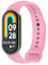 OcioDual Cinturino di Ricambio Compatibile con Xiaomi Mi Band 9 y Mi Band 8, Bastone Rosa, Cinturino di Ricambio in Silicone, Morbida Gomma Sportiva Traspirante Flessibile