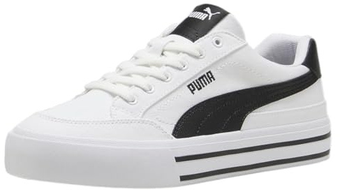 PUMA Unisex Court Classic Vuls Fs 39635302 White 38, White Black, 38 EU