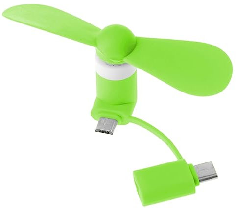 Travel Portable Cell Phone Mini Fan Type-C Micro USB C Cooling For Androids Phones Fans Mini Cute USB Fan Type C Removable Gadgets Low Power For Mobile Power Phone PC Laptop