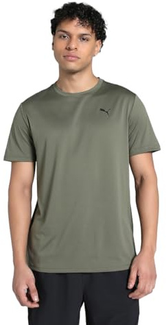 PUMA Herren M Tad Essentials Solid Cat Tee (Lc Small Cat) T-Shirts, Essentials Solid Cat Loden Green, 3XL EU