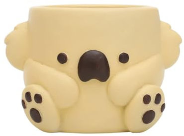 ESTINTENG Pot de fleurs créatif animal charnu dessin animé de bureau en résine petit pot de fleur lion Lara pot de fleur - Koala