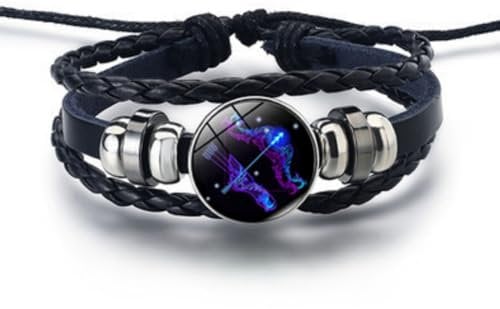 Manifestation Zo-diac Sp-irit Adjustable Bracelet, Zo-diac Signs Bracelet, Necklace - Hand-made Wo-ven For Women & Men (Ta-urus)