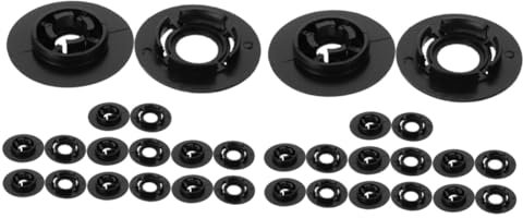 GLEAVI 8sätze Auto Fußmatten Clips rutschfeste Teppich Befestigung Set Für Anwendung Einfache Installation Langlebige Und Konstruktion Schwarz