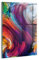 Wallfluent Wandbild Gehärtetes Glas Wanddekoration 20x30cm Für die Küche Badezimmer und Schlafzimmer Dicke 4mm Glasbild Mit Motiv Bild - Abstrakte Wellen