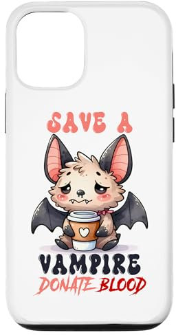Hülle für iPhone 15 Vampir Lazy Halloween Kostüm