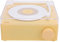 Haut-Parleur, Platine Vinyle Portable, Haut-Parleur Portable pour Le Bureau (Jaune crème)