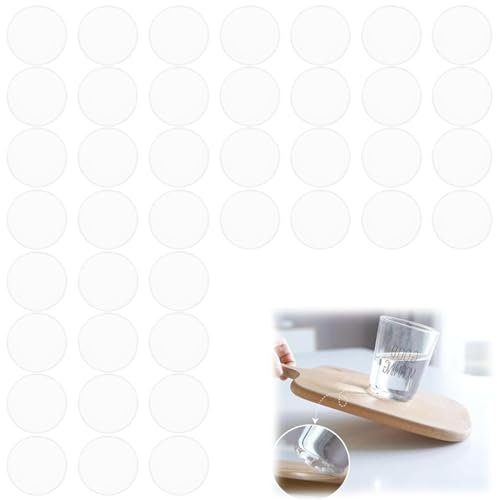 40 Stück Transparente Antirutsch Pads,Gumminoppen Für Glasplatten,Antirutsch Pads Glasplatte,Rund Elastikpuffer,Antirutsch Pads Gummi Abstandshalter,Gummipuffer Selbstklebend,Für Tisch Furniture