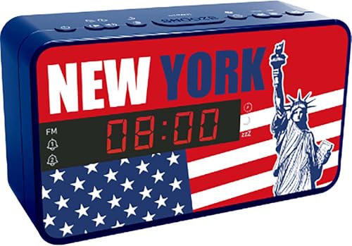 Bigben Radio Reveil Affichage LED 230V Flag
