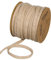Halbach Seidenbänder Premium Woll Strickschlauch (vegan) Breite: 8mm Länge: 15m Schlauchgarn mit Draht befüllbar für DIY Projekte und Namensschilder Farbe: beige