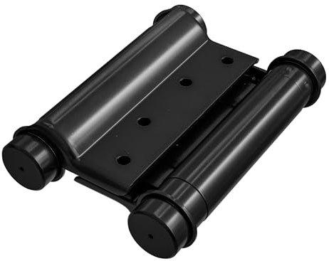 Amig - Bisagra Doble Acción - 100 x 126 mm - Cierre Automático con Regulación de Potencia - Incluye Llave Allen - Acero Negro