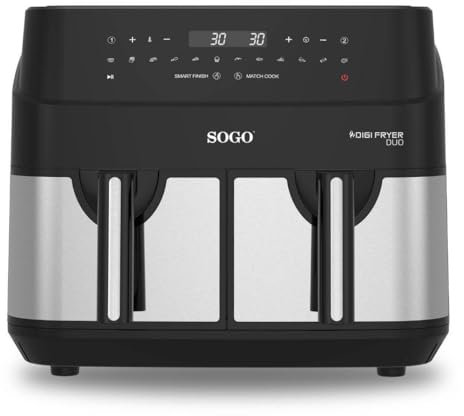 Friteuse diététique SOGO 9 litres Dual FRE-SS-10845