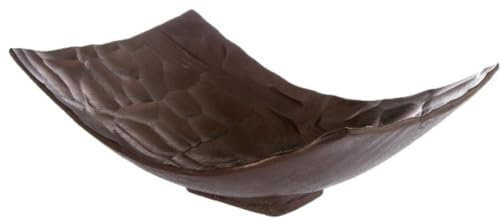 Casa Padrino Luxus Metall Obstschale Bronze 36 x 27 x H. 13 cm - Luxus Deko Schale