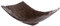 Casa Padrino Luxus Metall Obstschale Bronze 36 x 27 x H. 13 cm - Luxus Deko Schale