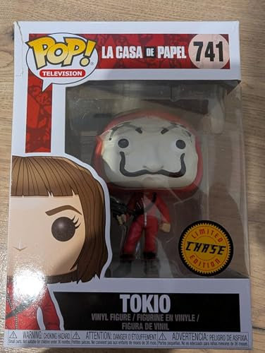 Funko Tokio (Chase Edition): Money Heist (La Casa De Papel) x POP! TV Vinyl Figure & 1 POP! Compatible PET Plastic