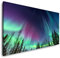 Lila und grüner Himmel 120x 60cm Panorama Leinwand Bild XXL Format Wandbilder Wohnzimmer Wohnung Deko Kunstdrucke